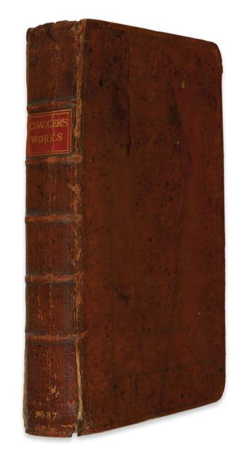 CHAUCER, GEOFFREY.  The Works.  1687